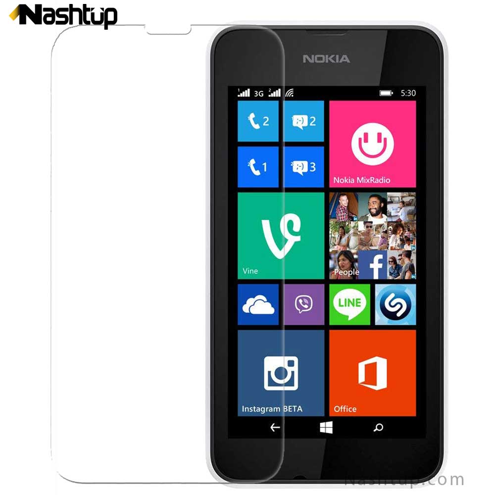 گلس شیشه ای و محافظ صفحه نمایش گوشی Nokia Lumia 530